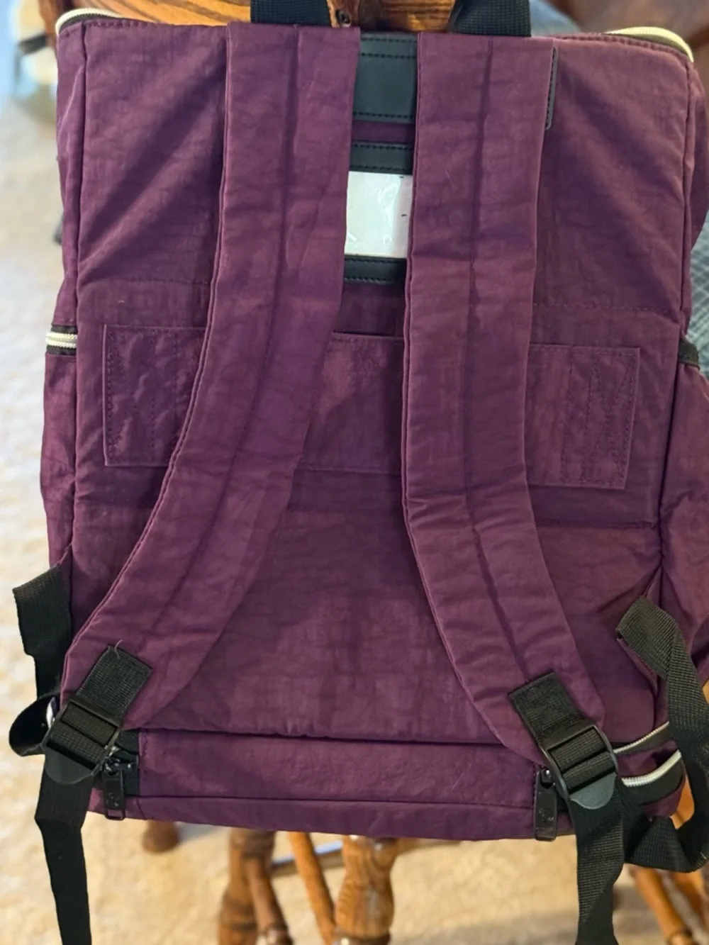 Biaggi Purple Convertible Backpack.